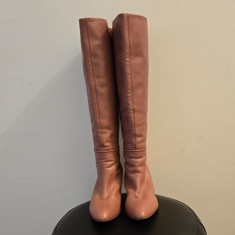 Marc Jacobs Over the Knee Pink Boots